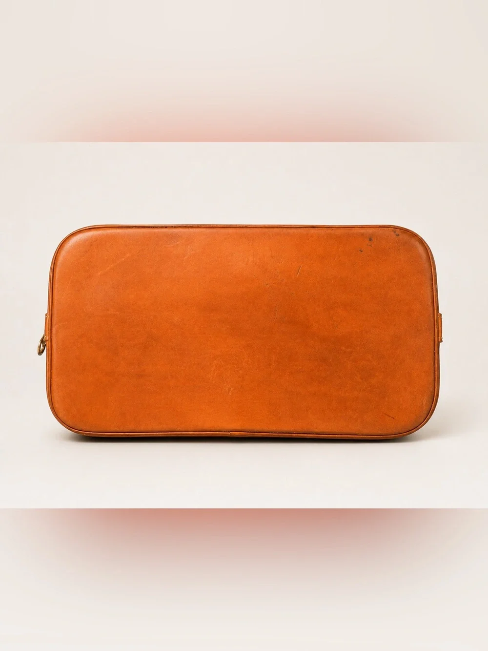 Louis Vuitton Brown Monogram Alma Satchel with Tan Trim